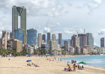 Playa de Poniente — Benidorm — sejur charter Costa Blanca