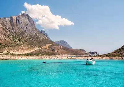 Excursie cu barca la Balos — sejur charter Heraklion, Creta
