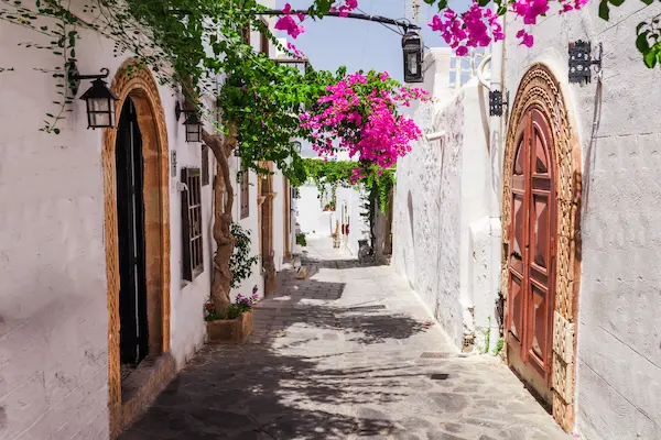 Ghid Rhodos — Străzi medievale
